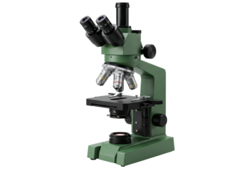 Isolated biological binocular microscope for laboratory examination or science experiments