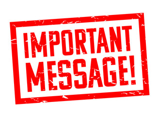 Important message