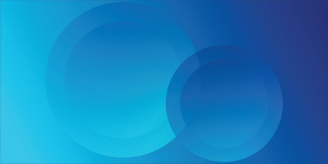 Abstract Blue Circles Background With Gradient For Modern Design And Tech Projects eps10