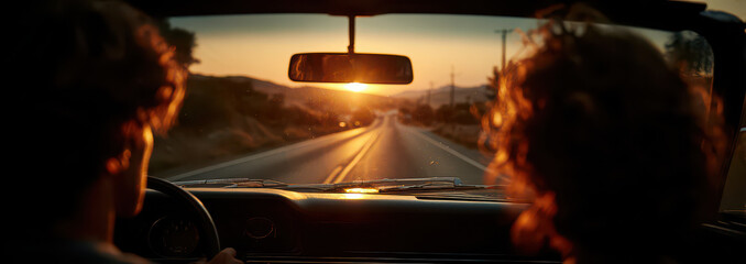 Photography of people driving to travel, having fun on a road trip during a holiday.