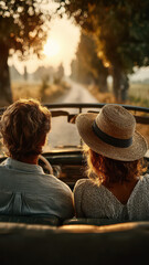 Photography of people driving to travel, having fun on a road trip during a holiday.