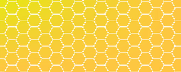 Texture geometric honeycomb pattern. Abstract yellow Hexagon seamless pattern on background. with copy space. Simple elements of design for creation of more difficult ideas.