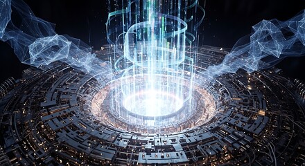 Futuristic Energy Core Activation