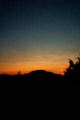 Obraz premium Sunset Over Hills