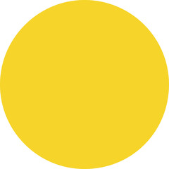 A Perfect Bright Yellow Circle With A Transparent Background Isolated On A White Studio Background Subtle Lighting Creates Depth And Dimension Ideal For Graphic Design Elements