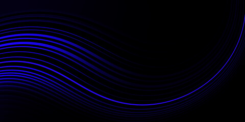 abstract blue wave background design
