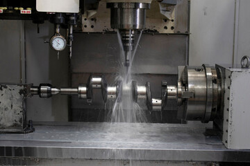 Metalworking CNC lathe milling machine.