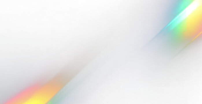 Prism light disperses rainbow colors in multiple directions. Lens flare adds sparkle and realistic glow. Perfect for fantasy or festive backgrounds. PNG