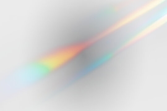 Crystal rays shimmer with rainbow highlights over a transparent layer. Lens flare adds motion and luminous depth. Ideal for magical or festive illustrations. PNG