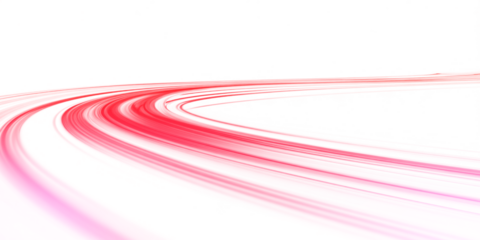 Curved neon lines rise above city streets at night, forming energetic trails that convey speed, motion, and futuristic vibes. PNG