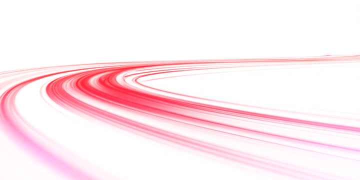 Curved neon lines rise above city streets at night, forming energetic trails that convey speed, motion, and futuristic vibes. PNG