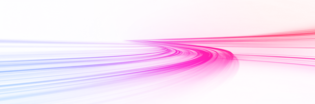 Vibrant neon waves flow across city streets at night, twisting and curving to form dynamic trails of motion and energy. PNG - Powered by Adobe