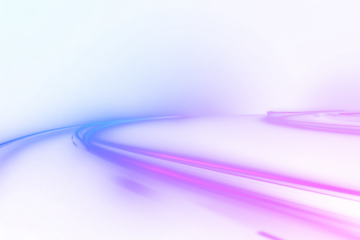 Vibrant neon streaks twist above highways, forming dynamic trails that illustrate acceleration, motion, and high-energy vibes. PNG