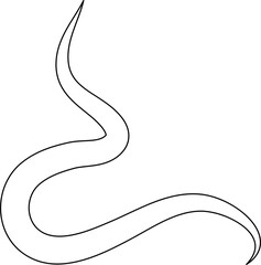 Set of line doodle, hand drawn style