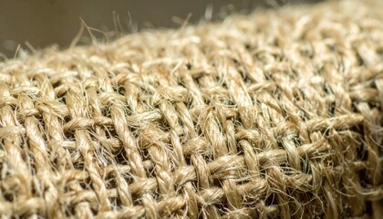 Close Up Hemp Weave Texture