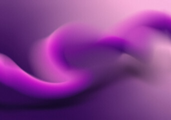 Abstract Gradient Curve with Purple Hues and Shadow in Digital Rendering Style