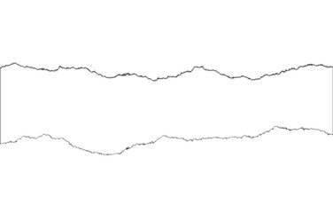 Abstract textured background with a rough torn edge revealing a dark void or shadow representing...