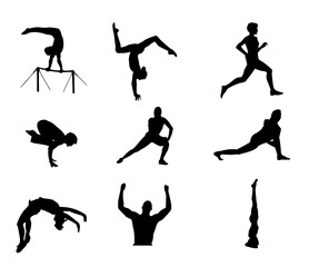icon sport silhouette