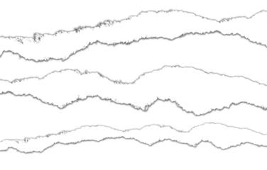 Abstract textured background with four horizontal torn paper edges creating a dynamic pattern of white on black for graphic design