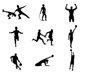 icon sport silhouette