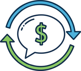 Create Free Consultation Vector Icon.