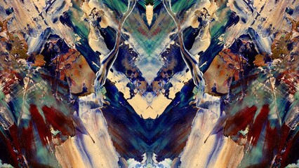 Abstract art background . Hand painting artwork on canvas .