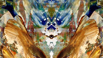 Abstract art background . Hand painting artwork on canvas .