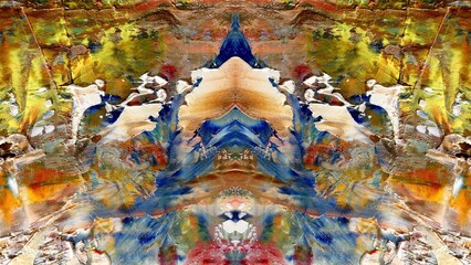 Abstract art background . Hand painting artwork on canvas .