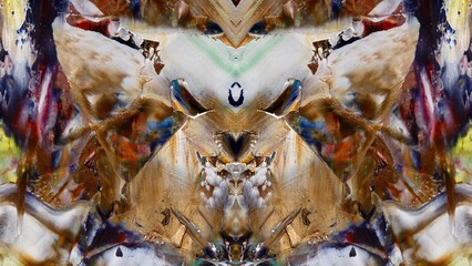 Abstract art background . Hand painting artwork on canvas .