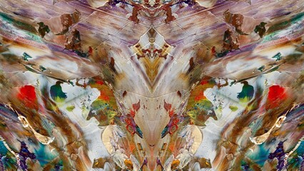 Abstract art background . Hand painting artwork on canvas .