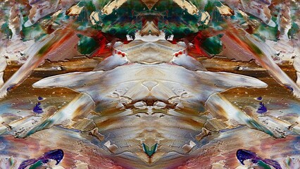 Abstract art background . Hand painting artwork on canvas .