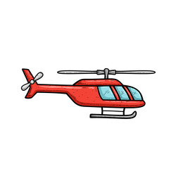 helicopter vector illustration