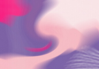 Abstract Flat Shapes and Lines with Pastel Pink and Purple Color Background Art