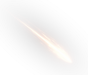 Dramatic Cosmic Meteorite Fire Effect Png.
