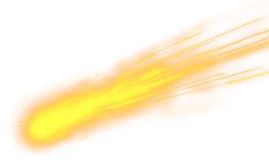 A meteor isolated on white background  Png