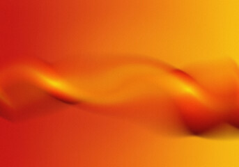 Abstract Flame Wave, Blazing Red Yellow Gradient Background, Modern Swirl Effect