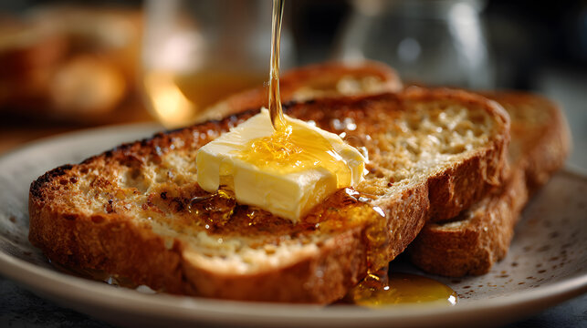 HoneyButterToastOnPlate