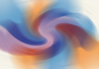 Gradient Overlapping Ovals with Curved Lines and Small Dots on Light Background