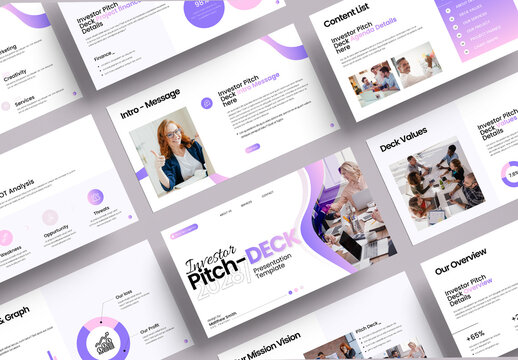 Investor Pitch Deck Presentation Template