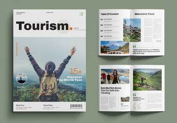 Tourism Magazine Template