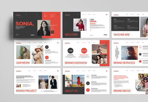 Sonia Portfolio Presentation Template