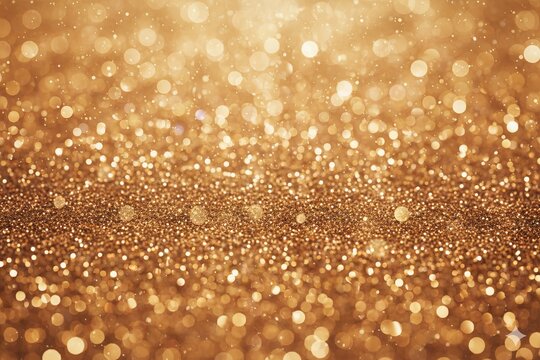 Golden Glitter Festive Background