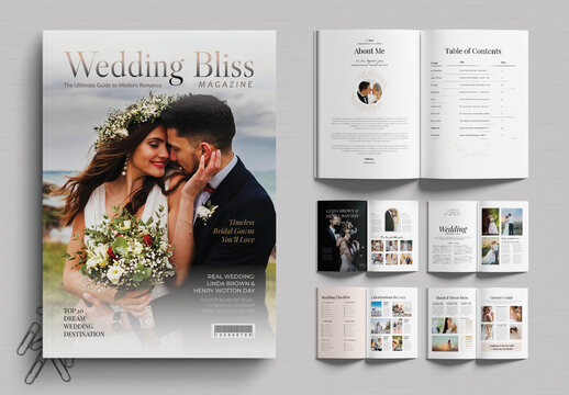 Wedding Magazine Template