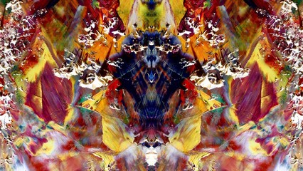 Abstract art background . Hand painting artwork on canvas .