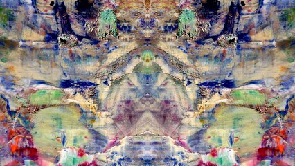 Abstract art background . Hand painting artwork on canvas .