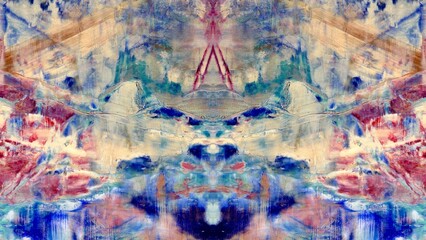 Abstract art background . Hand painting artwork on canvas .