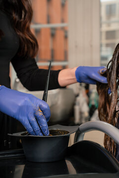 Coiffeuse Haare f&auml;rben