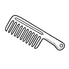 Sketch illustration of a comb
