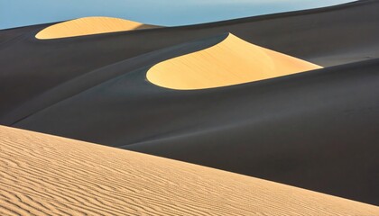 Golden Sand Dunes Under Soft Light
