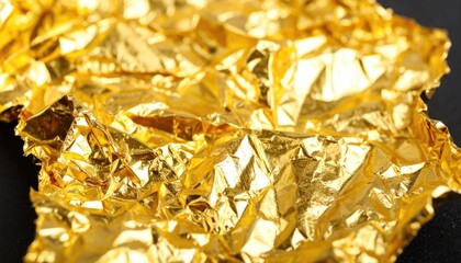 Gold Foil Texture Macro Photography